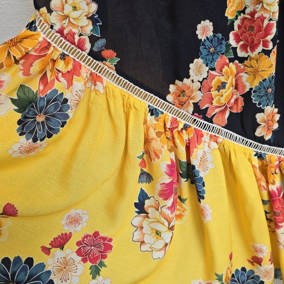 NWT Farm Rio Floral Wrap Dress XS - Picture 9 of 16